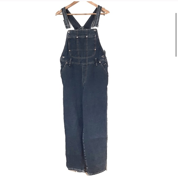 Vintage 90s Manager Denim Jean Overalls Size Small - Picture 3 of 13